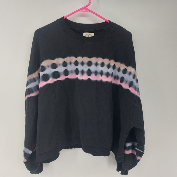 Electric & Rose Betty Tie Dye Sweatshirt in Onyx & Multi Medium - Picture 5 of 8
